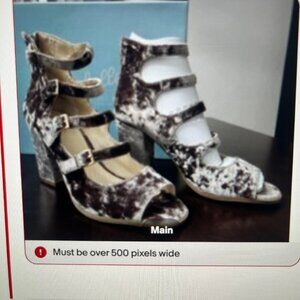 Seychelles Kayak Grey Velvet 3 1/2 inch heel